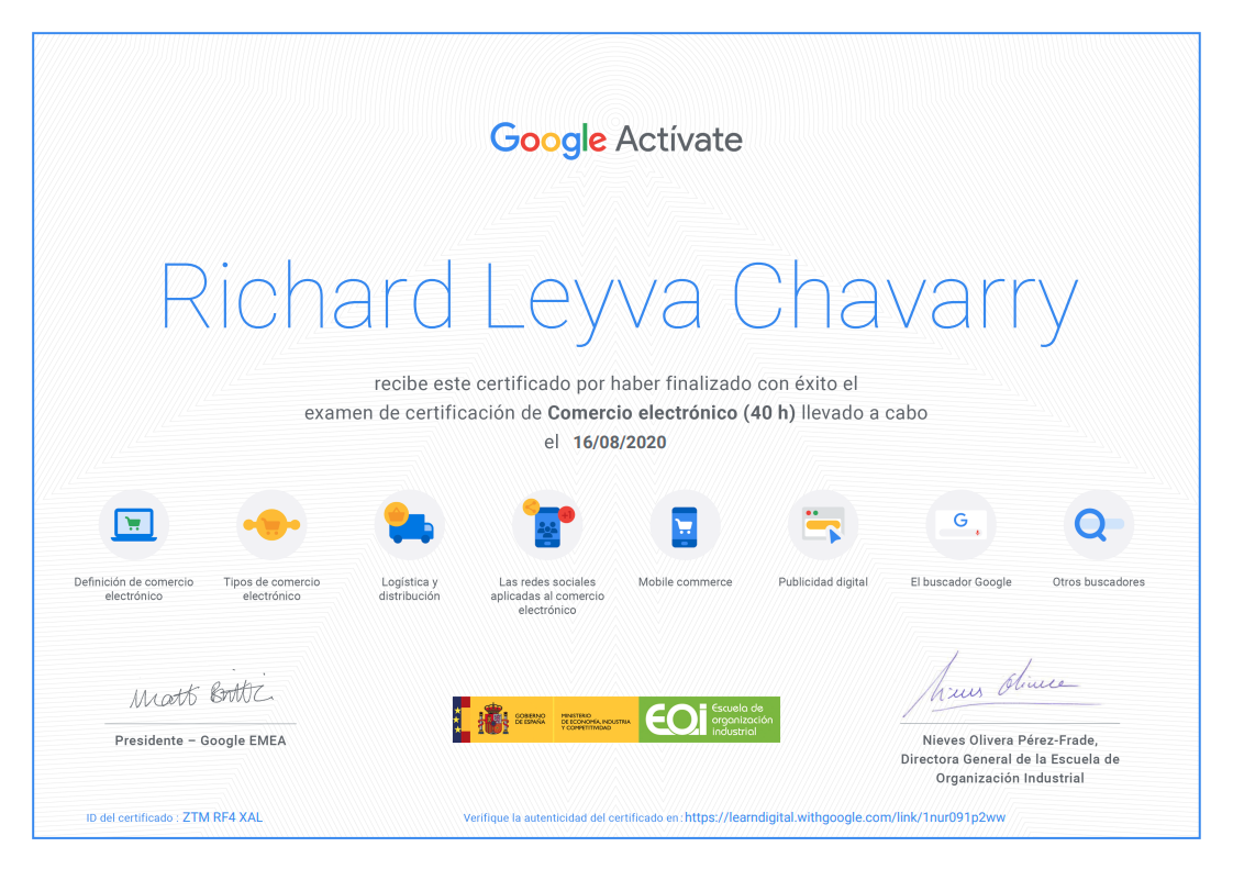 Certificado Especialista en Branding